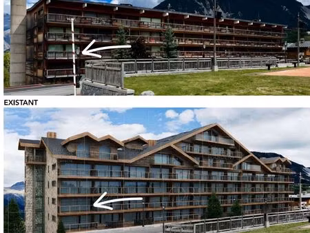 courchevel village 55m2 pied piste tovets