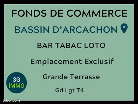 fonds de commerce tabac arcachon