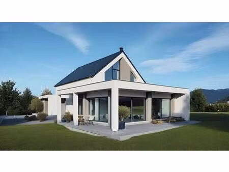 terrain avec maison neuve à vendre