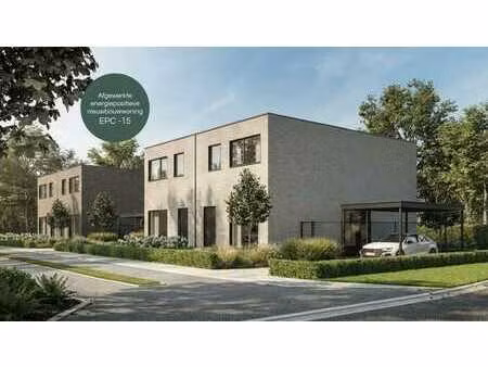 afgewerkte energiepositieve (epc -18) nieuwbouwwoning