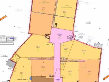 terrain constructible viabilisé à vendre