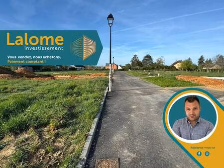 terrain constructible viabilisé à vendre