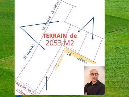 terrain constructible à vendre