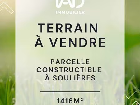 terrain constructible à vendre