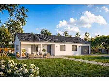 terrain avec maison neuve à vendre