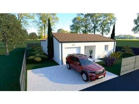 terrain avec maison neuve à vendre