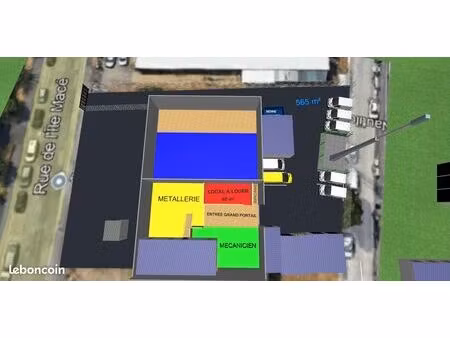 local atelier hangar entrepot bureaux depot artisan