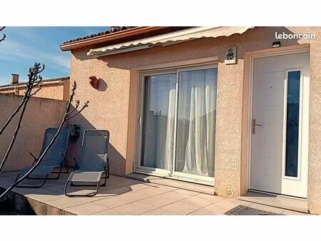 à louer – élégante maisonnette t2 meublée avec jardins – 56 m² – trèbes