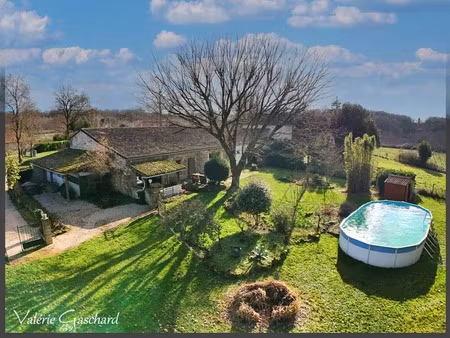 montcaret – belle maison en pierre de 210 m² en pleine campagne – idéale projet familial o
