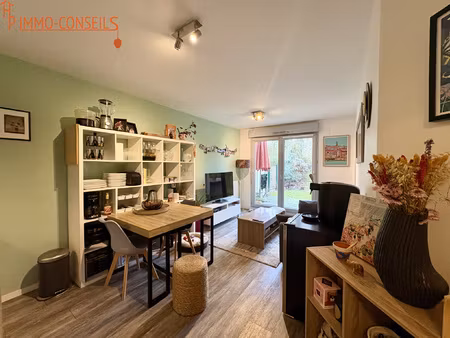 appartement t2 de standing avec jardin privatif- centre saut