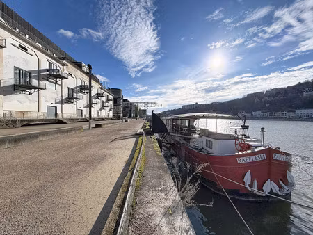 péniche habitation - 5 chambres - 180 m² - confluence - rp ou locatif