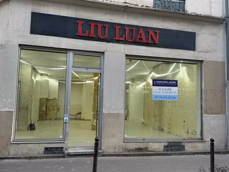 local commercial - rue sedaine