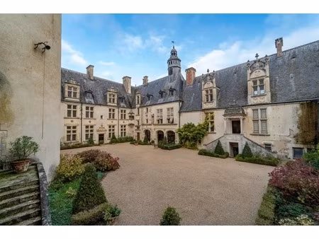 magnifique château renaissance 43 pièces  nombreuses et remarquables dépendances  24 hecta