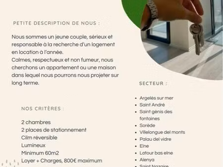 recherche location a l’année