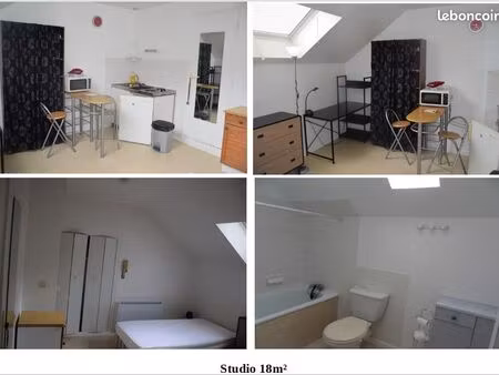 particulier loue studios meublés 358 cc hors élec