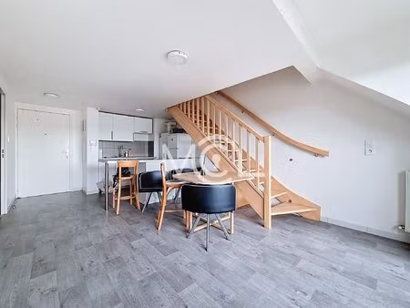 appartement 3 pièces en duplex avec balcon et parking - limeil