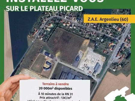 terrains disponibles à argenlieu - zone d'activité economique