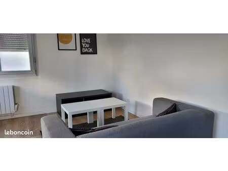 appartement maison t2 avec jardin - meublé - secteur calme