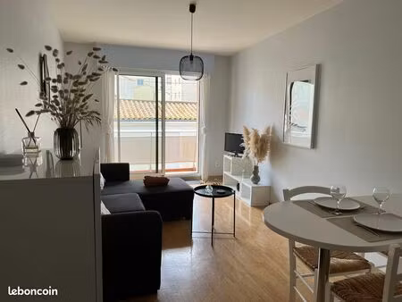 à louer à l'année - appartement 40m2 les sables d'olonne