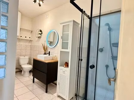 f2 1 chambre meublé et rénové