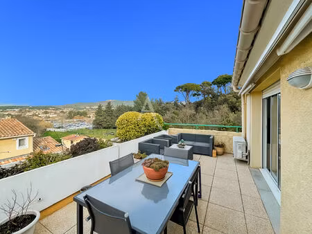 bel appartement 3 pièces de 70 m2 en dernier étage sur château-gombert 13013