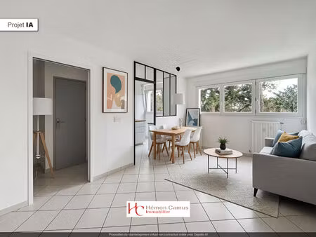 appartement nantes 3 pièces - 53 m2- cave- stationnement.