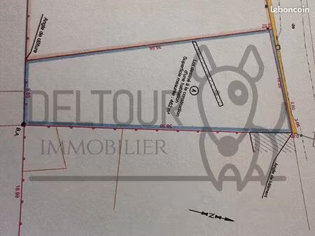 terrain 462 m² mouroux