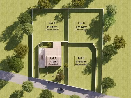 terrain 418 m2 cournonterral