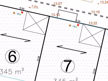 terrain 345 m² beaussais sur mer