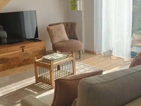 vue directe golf  grand t3 duplex  jardin  parking