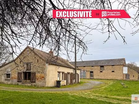 vente longère et corps de ferme à courtillers (72300) : à vendre / 88m² courtillers