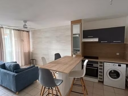 f3 meublé rénové 75 m² – résidence calme