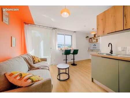 studio meublé neuf 18 m² avec jardin privatif – le tampon