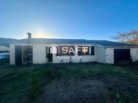 plain-pied avec garage et jardin à 3' de mirepoix