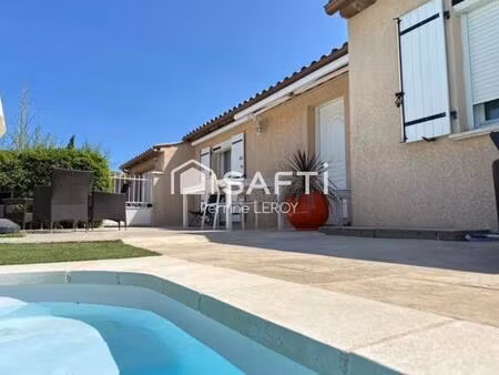villa 4 chambres avec piscine dans domaine privé aux arcs sur argens.