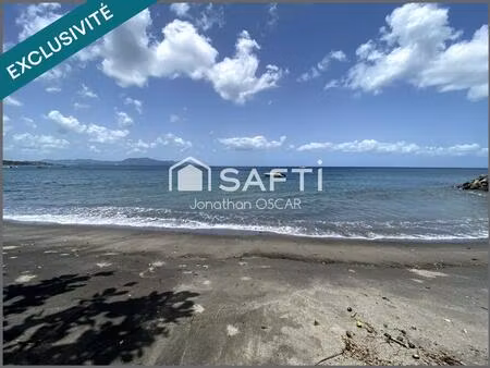 terrain au bord de mer schoelcher