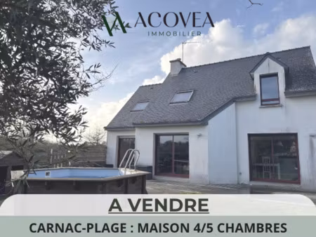 vente maison piscine à carnac (56340) : à vendre piscine / 128m² carnac