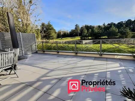 superbe duplex 2 chambres   terrasse   garage et cave avec vue golf - 72.43 m2