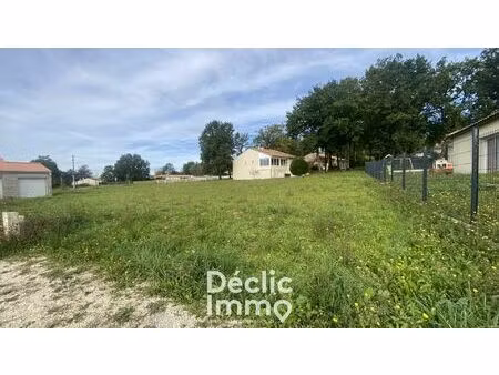 vente terrain 625 m² sireuil (16440)