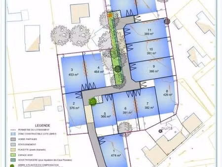 terrain 386 m² colpo