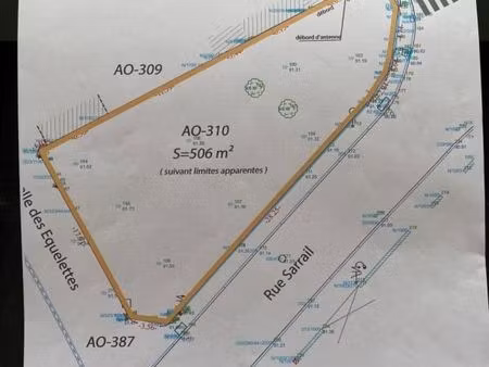 terrain 506 m² saint just en chaussee