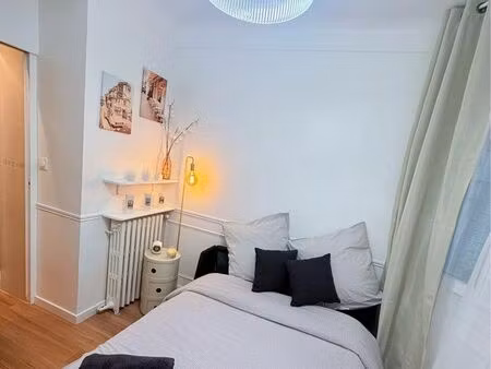 studio cozy chic-paris passy- rénovation-confortable- toute équipée