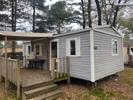 mobil-homes à louer à l’année – cadre nature avec étang – thors (17)