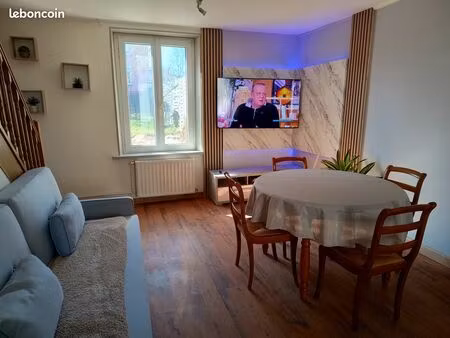 demi-maison avec terrain et terrasse - secteur gare