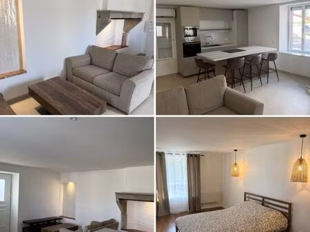 maison t3 meublée – 60 m² – villemoirieu