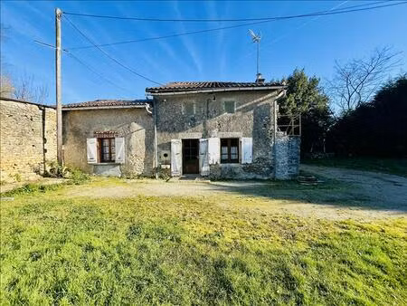 vente maison 2 pièces 58 m² alloue (16490)