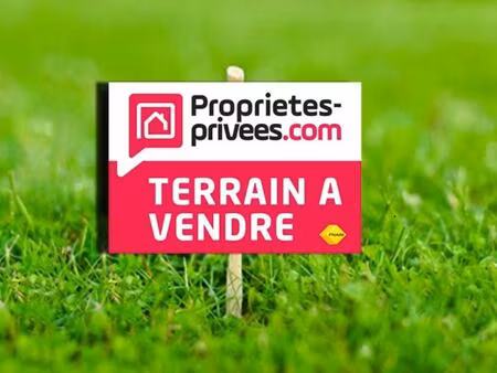 terrain constructible et viabilisé 1140 m2