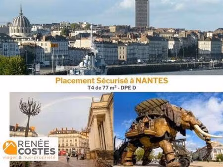 vente en nue propriété - f86 ans - nantes (44200)