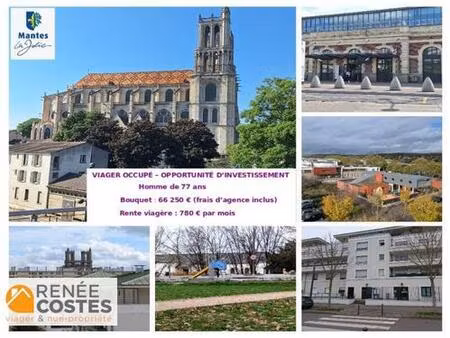 viager occupé - h77 ans - mantes la jolie (78200)