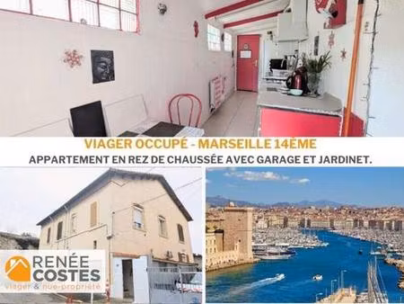 viager occupé - f68 ans - marseille (13014)